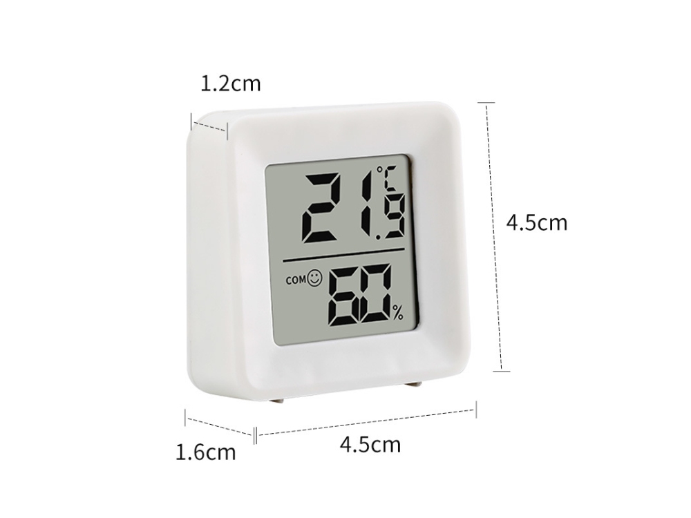 火热款电子数字屋内湿度计家用精度温度计迷你款可立可贴墙 - 商品主图