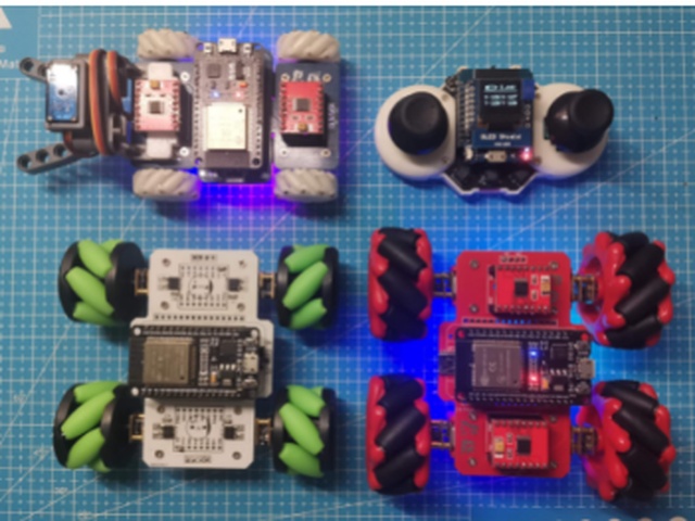 ESP32微型麦轮车底盘